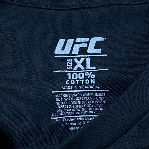 UFC Conor McGregor Men's Black T-Shirt Size L / XL Notorious Ireland - Picture 4 of 4